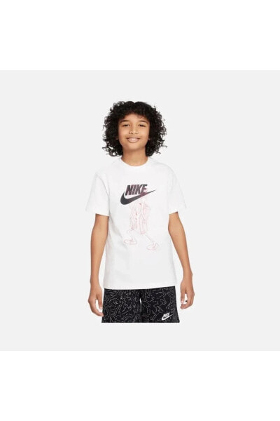 Unisex Sportswear Boxy Graphic 1 Short-Sleeve Çocuk Tişört