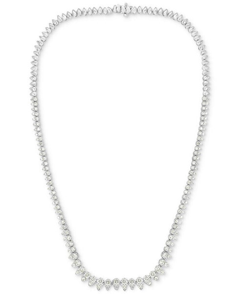 Macy's diamond 17" Collar Necklace (5 ct. t.w.) in 14k White Gold