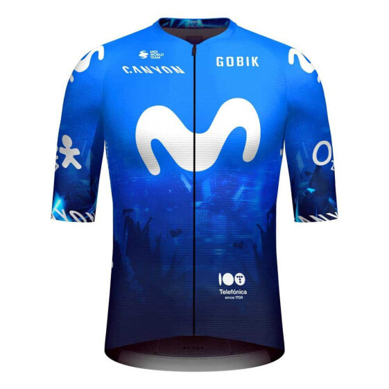 Велоспорт экипировка одежда GOBIK MOVISTAR Майка с коротким рукавом Team 2024 Infinity Movistar