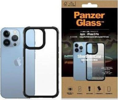 Чехол для смартфона PanzerGlass ClearCase iPhone 13 Pro 6.1" черный Antibacterial Military grade