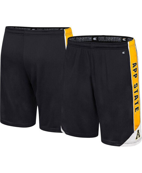 Men's Black Appalachian State Mountaineers Haller Shorts