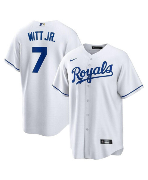 Men's Bobby Witt Jr. White Kansas City Royals Home Replica Player Jersey