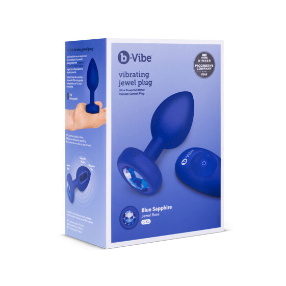 Vibrator B-Vibe Vibrating Jewel Navy Blue L/XL