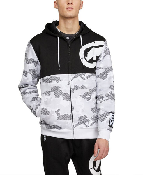 Свитер Ecko Unltd для мужчин Half-Half Street Blend Full-Zip Hoodie