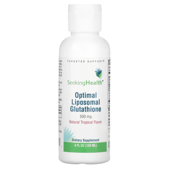 Антиоксидант Seeking Health Optimal Liposomal Glutathione, Тропический, 100 мг, 4 жидк. унции (120 мл)