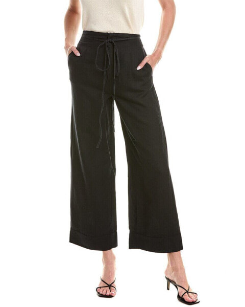 Onia Air Linen-Blend Paperbag Trouser Women's