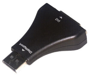 MCL Adapteur DisplatPort / DVI-I - DisplayPort M - DVI-I FM - Black