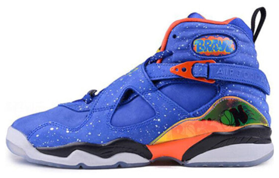 Jordan Air Jordan 8 Retro Doernbecher 慈善 高帮 复古篮球鞋 GS 超蓝色 / Кроссовки Jordan Air Jordan 729894-480