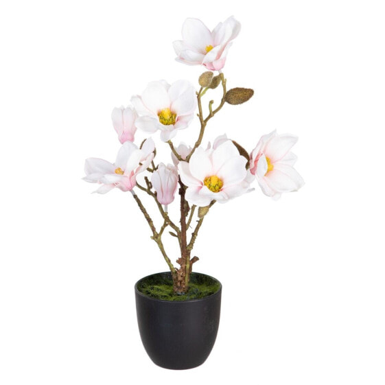 Декоративное растение BB Home Magnolia полиэстер полиэтилен железо 25 x 25 x 49 см