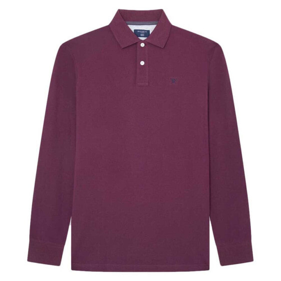 HACKETT Logo Slim Fit long sleeve polo