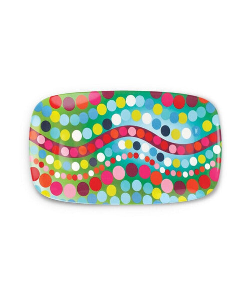 Melamine 13.75" x 8" Bindi, Rectangular Platter set of 2