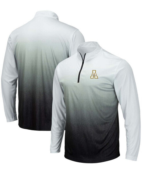 Men's Gray Appalachian State Mountaineers Magic Team Logo Quarter-Zip Jacket