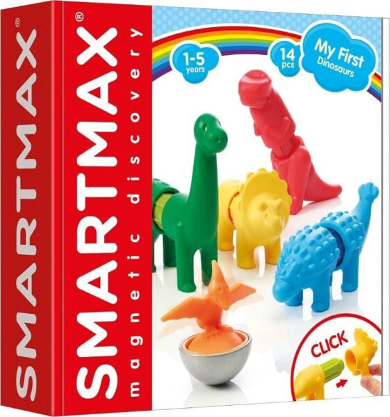 Детям > Игрушки и игры > Конструкторы > Магнитные: IUVI Smart Max My First Dinosaurs (365672)