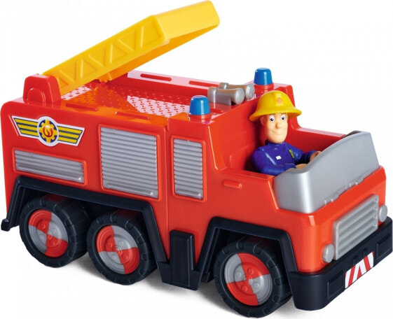 Dickie Simba Fireman Sam Jupiter with Sam Figure, Toy Vehicle (red/yellow)