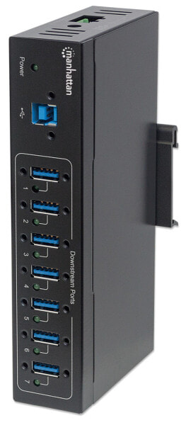 USB-USB-концентратор Manhattan USB-A 7-Port Hub Industrial