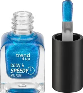 Nagellack Easy & Speedy 180 Pearl-Blue, 6 ml