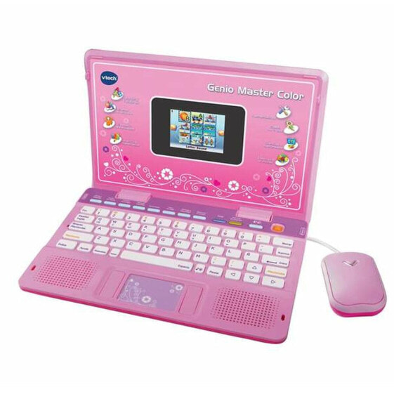Игрушечный компьютер Vtech Genio Master Color ES-EN 18 x 27 x 4 см Розовый