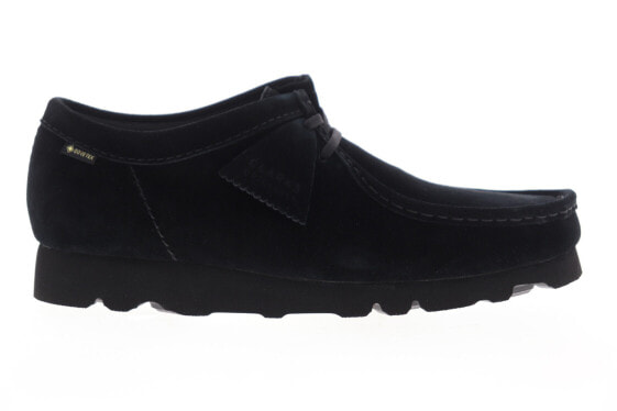 Clarks Wallabee Gore-Tex GTX 26149449 Mens Black Suede Oxfords Casual Shoes