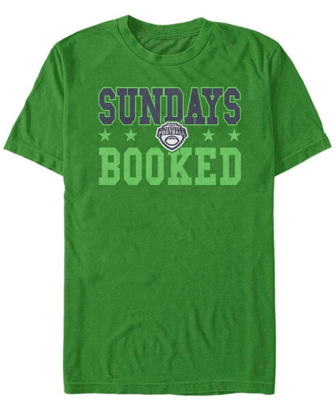 Men's Sundays Booked Stack Short Sleeve Crew T-shirt
