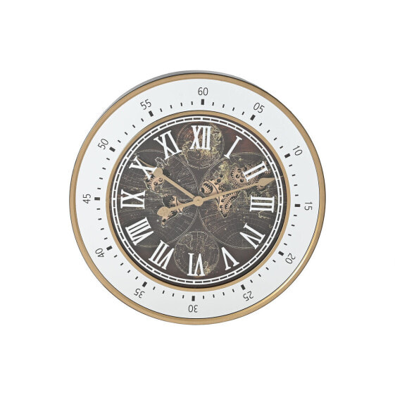Часы настенные Home ESPRIT Коричневый Золотой Кристаллический Железо 59 x 8,5 x 59 см