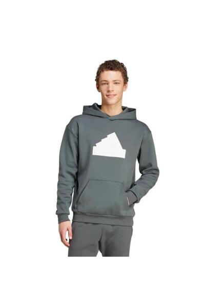 M Fi Bos Hd Erkek Günlük Sweatshirt IN3324 Gri