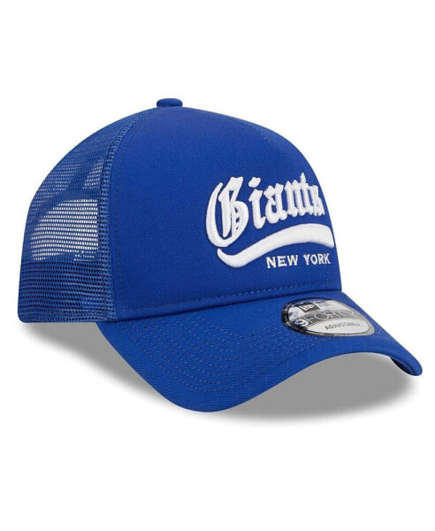 Men's Royal New York Giants Caliber Trucker 9FORTY Adjustable Hat