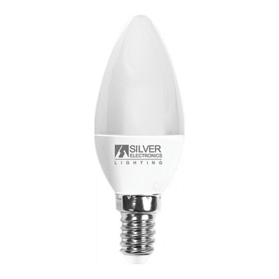 Светодиодная лампочка-свеча Silver Electronics 970714 E14 7W - Белая LED-лампа 7W Silver Electronics 970714 E14