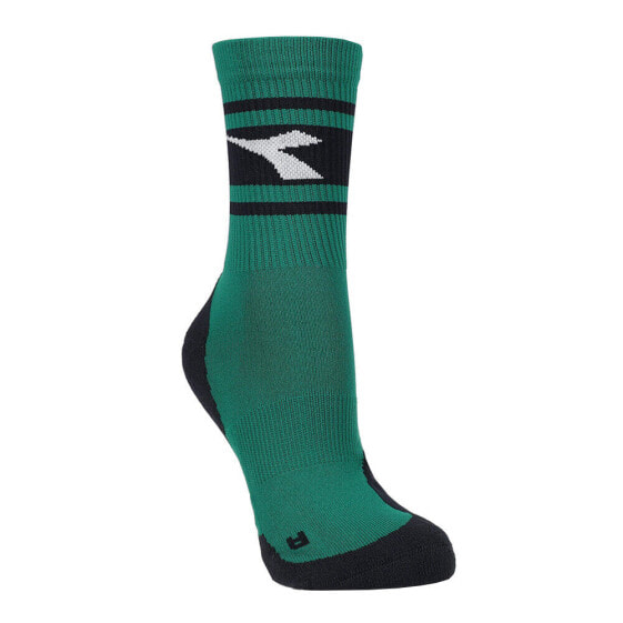 Diadora Crew Tennis Socks Mens Green Casual 179131-70134