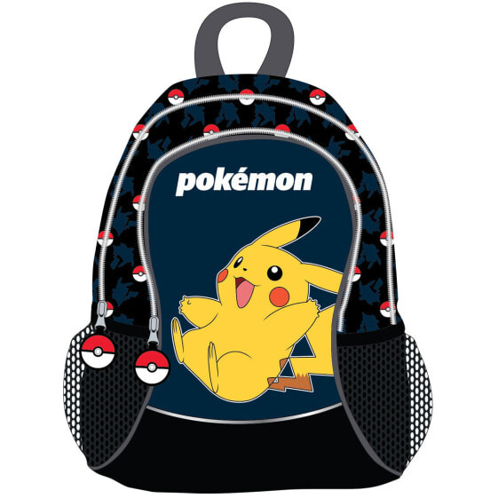 Школьный рюкзак Pokémon Pokeball Синий Чёрный 30 x 40 x 15 cm