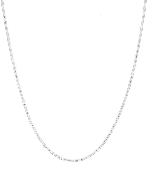 Giani Bernini 20" Herringbone Chain in 18K Gold over Sterling Silver Necklace and Sterling Silver