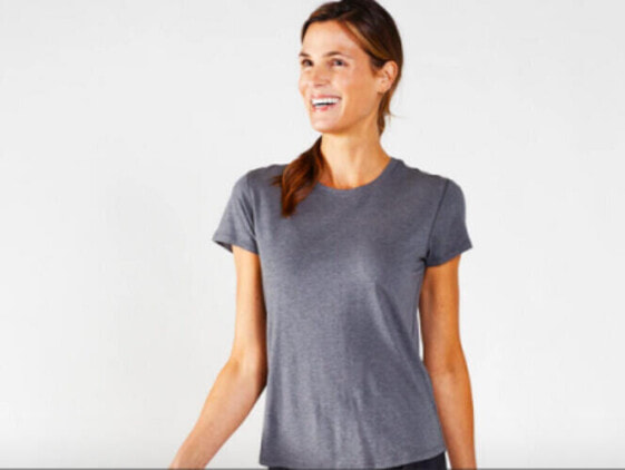 Tasc 302186 Womens Recess Fitness T-Shirt Nola Black Heather size M