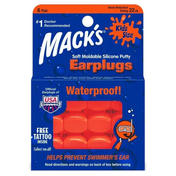 MACKS Mack´S Pillow Soft Earplugs 6 Pairs