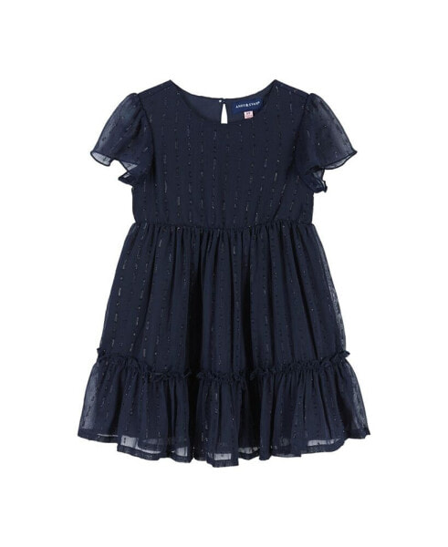 Toddler Girls Toddler/Child Navy Holiday Dress