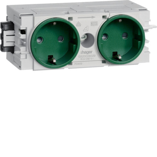 Hager GS20006029 - Green - IP20 - 250 V - 10 pc(s)