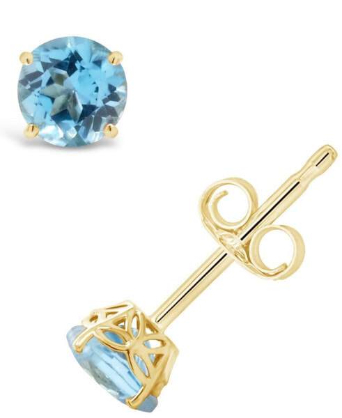 Серьги Macy's Blue Topaz Stud