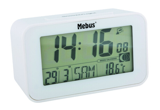 Mebus 51461 - White - F,°C - LCD - 2 lines - 120 mm - 71 mm
