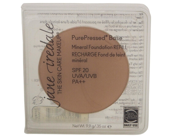 Jane Iredale PurePressed Base Foundation Refill SPF 20, Suntan, 0.35 Oz