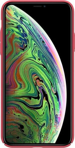 Nillkin Nillkin Super Frosted Shield - Etui Apple iPhone 11 Pro z wycięciem na logo (Bright Red)