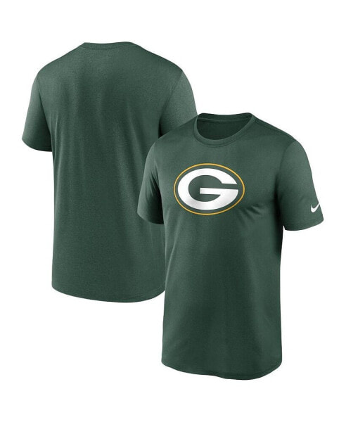 Men's Green Green Bay Packers Legend Logo Performance T-shirt