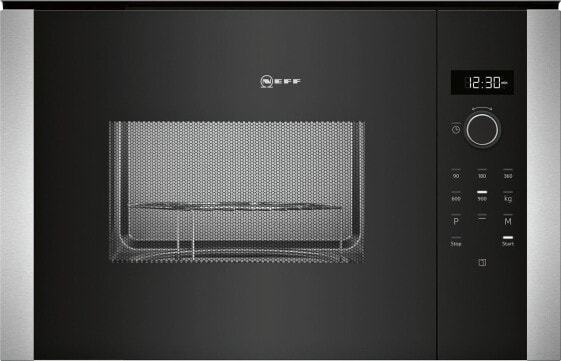 Neff HLAGD53N0 - Built-in - Combination microwave - 25 L - 1450 W - Buttons - Black - Stainless steel