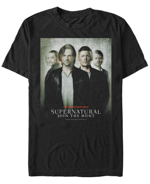 Men's Supernatural Faded Four Poster Short Sleeve T-shirt