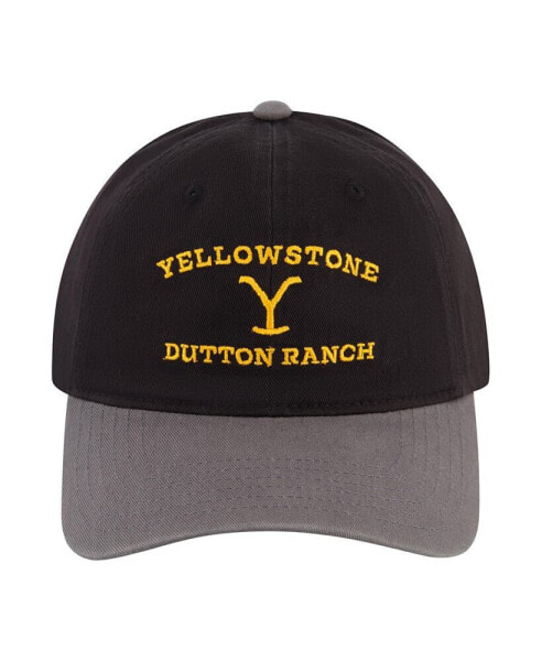 Men's Nick Dad Cap Black Grey Dutton Ranch