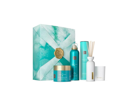 Rituals The Ritual of Karma Gift Set L Набор: Гель для душа 200 мл + Крем для тела 200 мл + Ароматическая свеча 140 г+ Аромадиффузор 70 мл