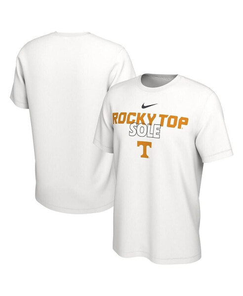 Men's White Tennessee Volunteers On Court Bench T-shirt