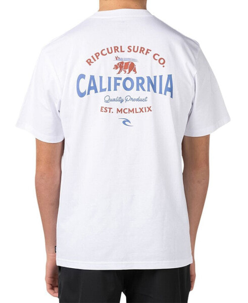Men's Big Cali Bear Prem Short Sleeve T-shirt
