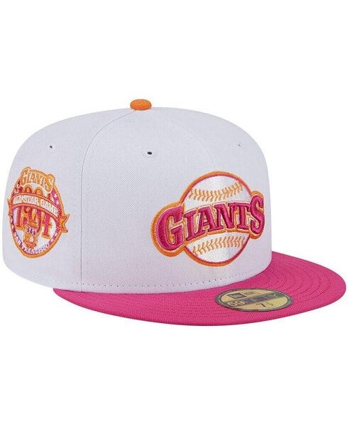 Men's White, Pink San Francisco Giants 1984 MLB All-Star Game 59FIFTY Fitted Hat
