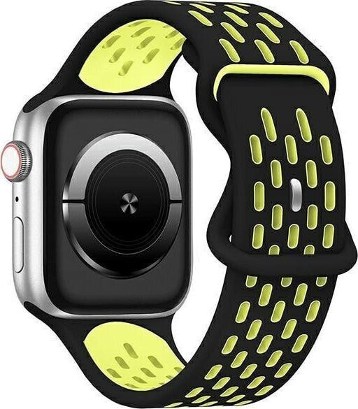 Beline Beline pasek Apple Watch New Sport Silicone 42/44/45/49mm czarno-żółty black/yellow box