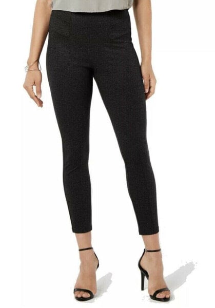 Hue 252617 Women's Tweed High-Waist Knit Leggings Black Size X-Small