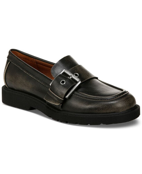 Women's Renee Slip-On Flat Buckle Loafers