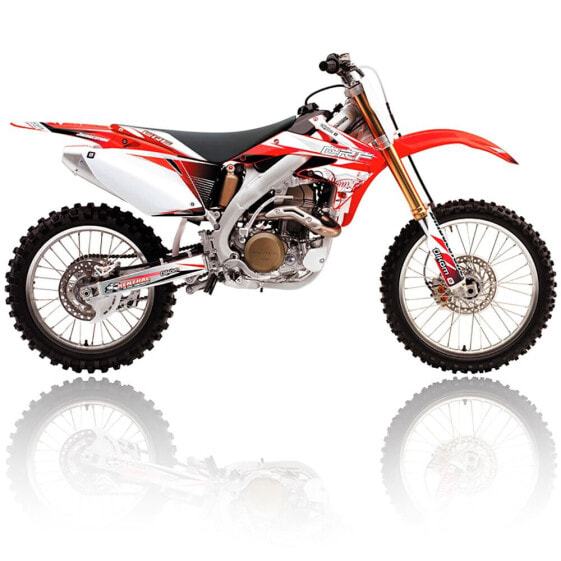 Наклейки номерные BLACK BIRD для Honda CRF250R 2008-2009